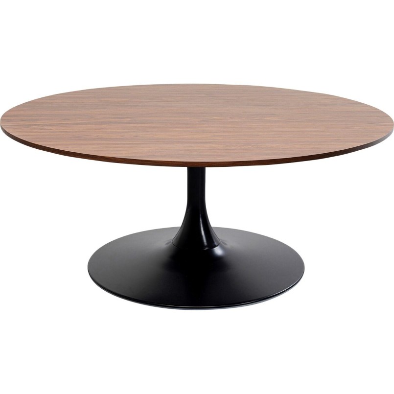 Table basse noyer et noire - Schickeria - Kare Design