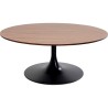 Table basse noyer et noire - Schickeria - Kare Design