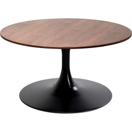 Table basse noyer et noire - Schickeria - Kare Design
