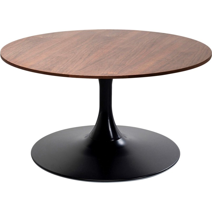 Table basse noyer et noire - Schickeria - Kare Design