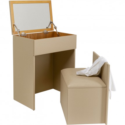 Make-up station and storage stool Venezia Kare Design