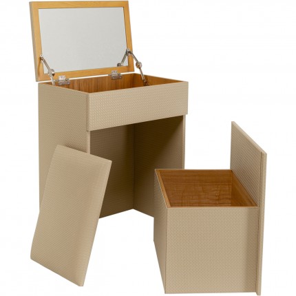 Make-up station and storage stool Venezia Kare Design