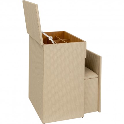 Make-up station and storage stool Venezia Kare Design