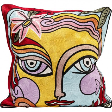Coussin Art Line visage Kare Design