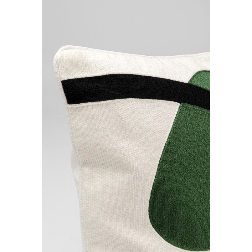 Coussin Art Line vert 50x50cm
