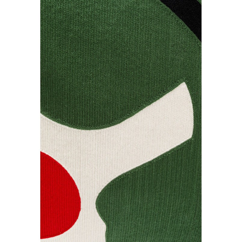 Coussin Art Line vert 50x50cm