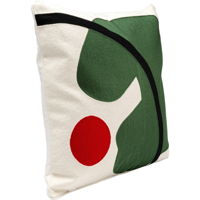 Coussin Art Line vert 50x50cm
