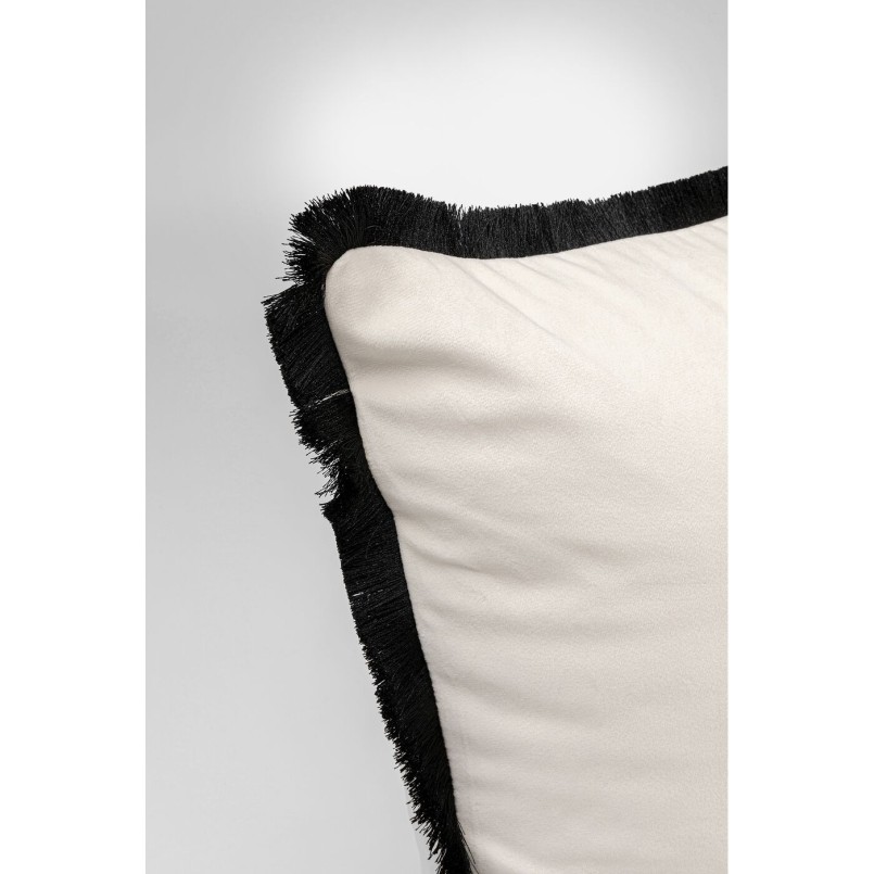 Coussin Bee blanc 45x45cm