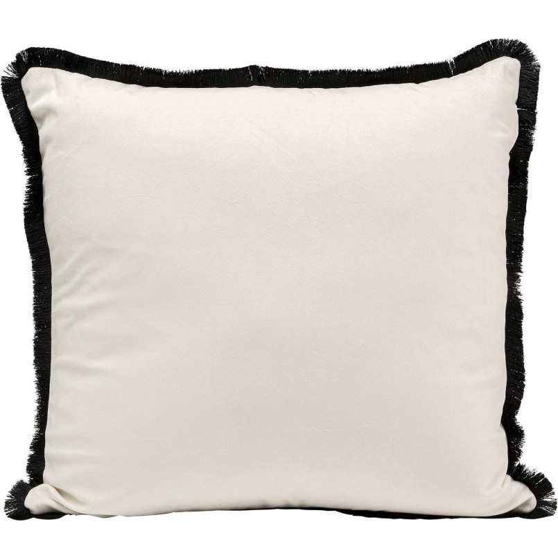 Coussin Bee blanc 45x45cm