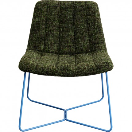 Fauteuil Ally vert et bleu Kare Design