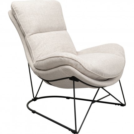 Fauteuil Paola crème Kare Design