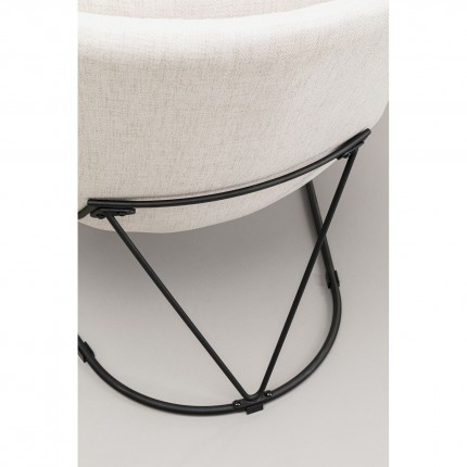 Armchair Paola cream Kare Design