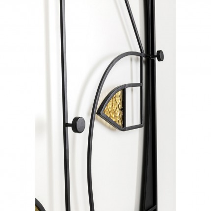 Wall Coat Rack Art Face woman 200x90cm Kare Design