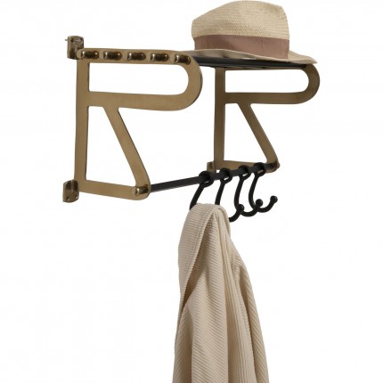 Wall Coat Rack with shelf Grandezza Kare Design