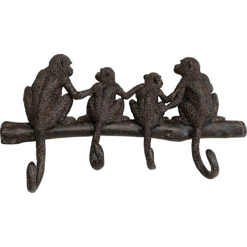 Garderobe murale Monkey Family 38cm