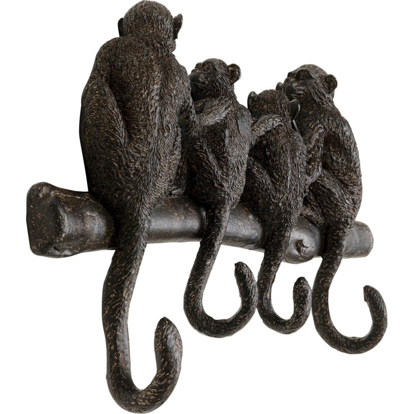 Garderobe murale Monkey Family 38cm