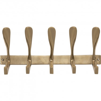 Portemanteau mural Spoon doré Kare Design