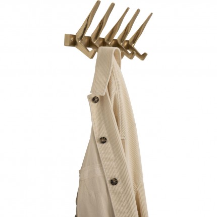 Wall Coat Rack Spoon gold Kare Design