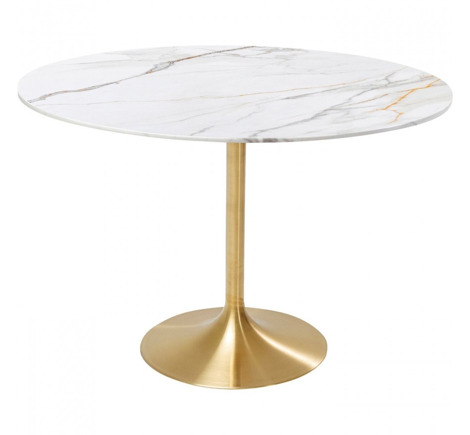Table Invitation 120cm grès blanc Kare Design Table Invitation 120cm grès blanc Kare Design