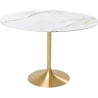 Table Invitation Ø120cm ceramic white Kare Design