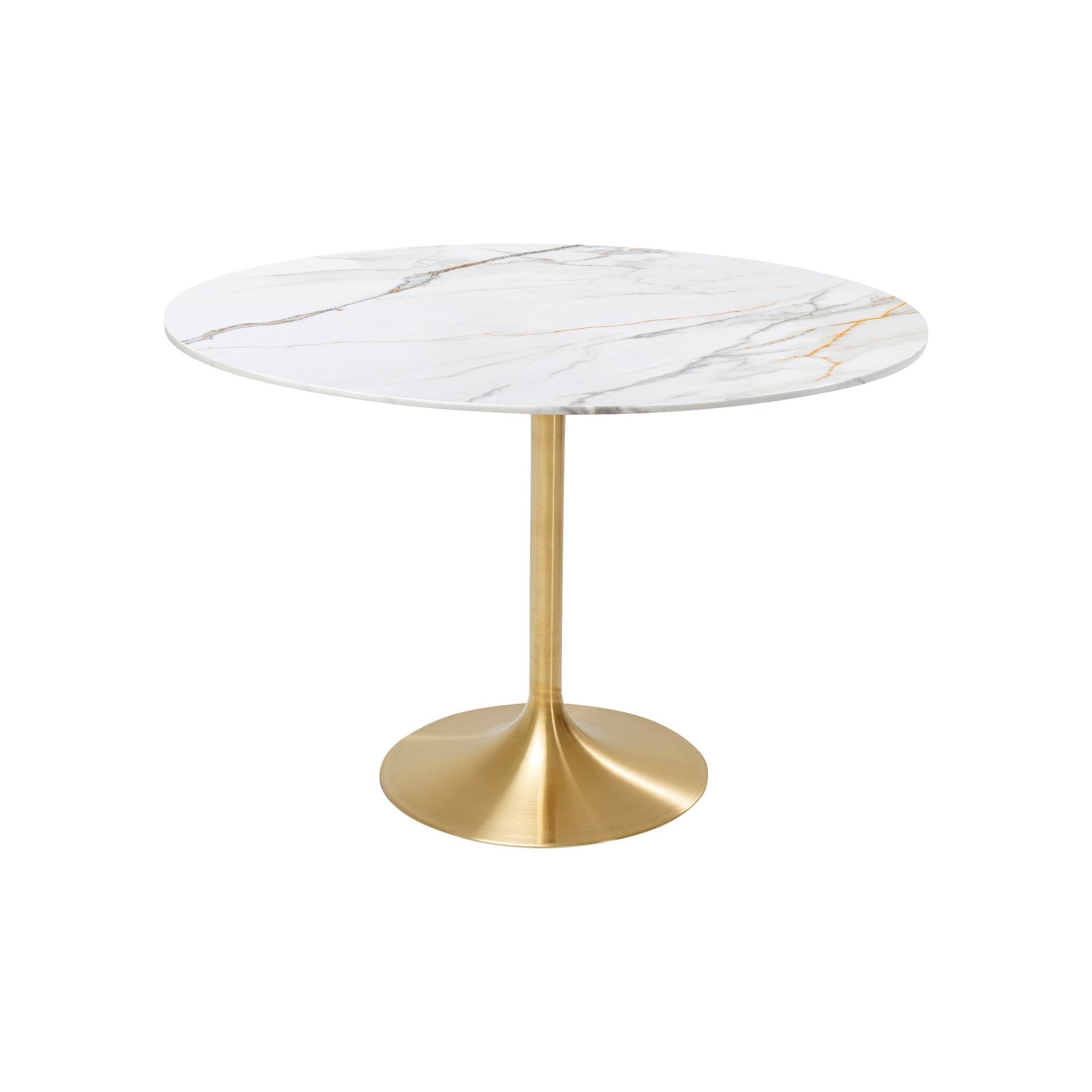 Table Invitation 120cm grès blanc Kare Design
