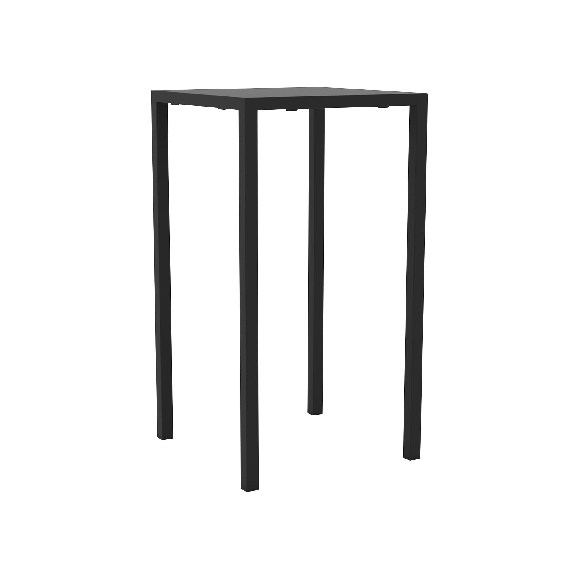 Table bar Twist Quatris noir 60x60cm