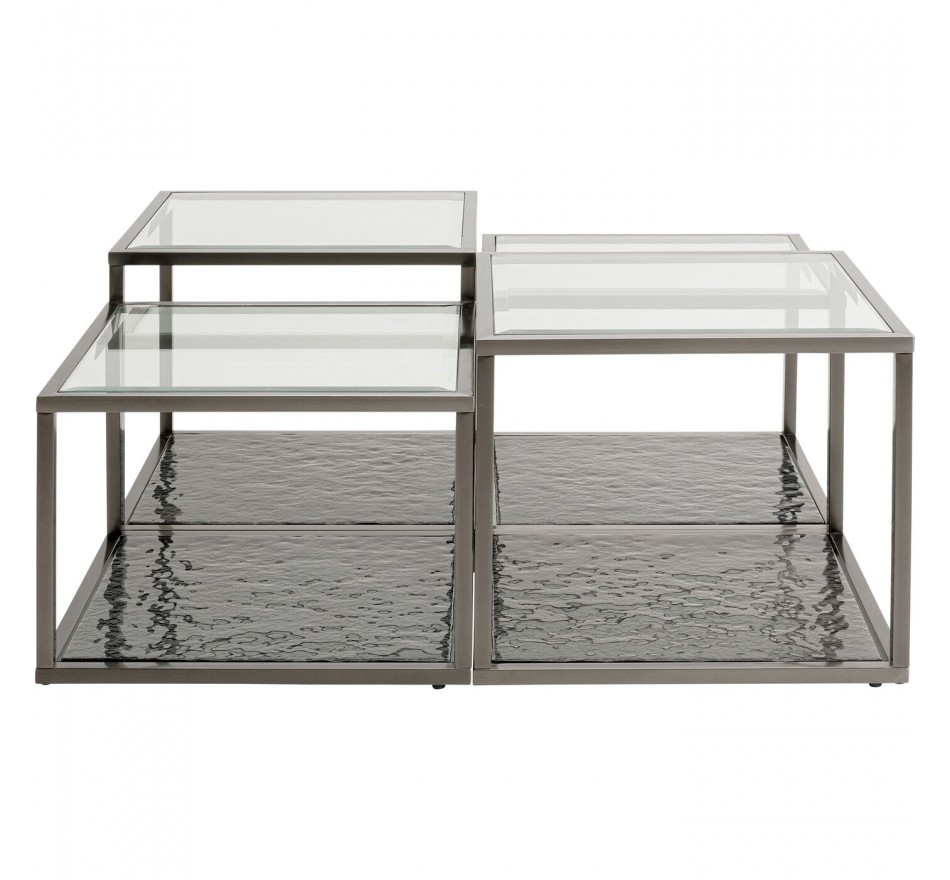Tables basses Orion graphite set de 4 Kare Design Tables basses Orion graphite set de 4 Kare Design