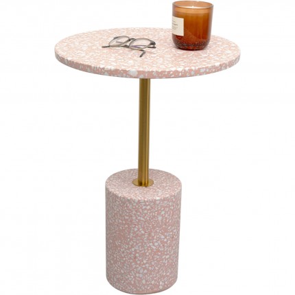 Table d'appoint Amore 40cm rose Kare Design