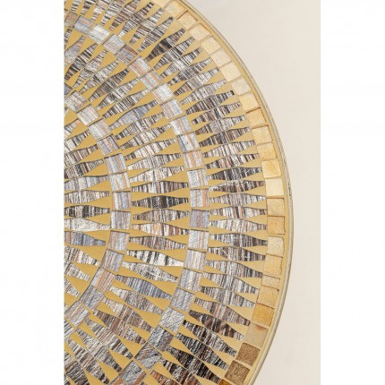 Table d'appoint Clack Mosaic 35cm marron Kare Design