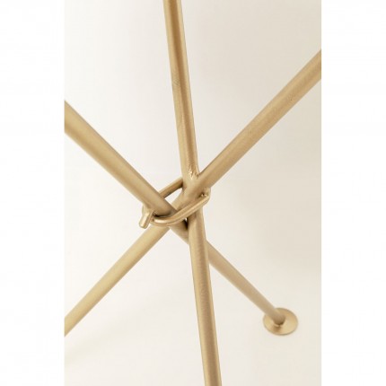 Table d'appoint Clack Mosaic 35cm marron Kare Design