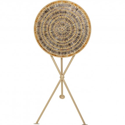 Table d'appoint Clack Mosaic 35cm marron Kare Design