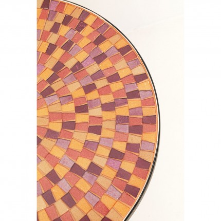 Side Table Clack Mosaic Ø35cm red Kare Design