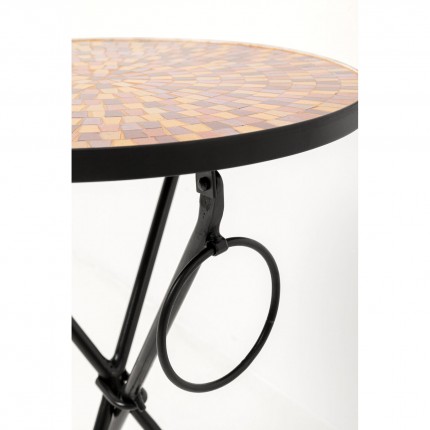 Side Table Clack Mosaic Ø35cm red Kare Design