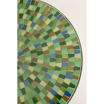 Table d'appoint Clack Mosaic 35cm verte et bleue Kare Design