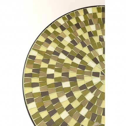 Table d'appoint Clack Mosaic 35cm verte et marron Kare Design Table d'appoint Clack Mosaic 35cm verte et marron Kare Design