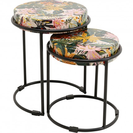 Tables d'appoint Jungle set de 2 Kare Design