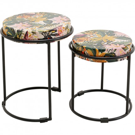 Tables d'appoint Jungle set de 2 Kare Design