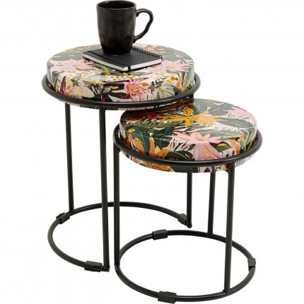 Tables d'appoint Jungle set de 2 Kare Design