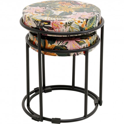Tables d'appoint Jungle set de 2 Kare Design