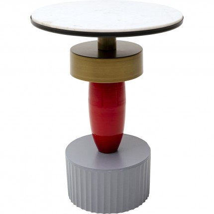 Table d'appoint Memphis Stone 40cm Kare Design
