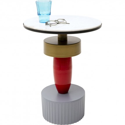 Table d'appoint Memphis Stone 40cm Kare Design