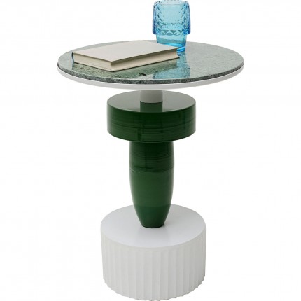 Table d'appoint Memphis 40cm verte Kare Design