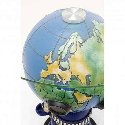 Table d'appoint robot monde bleu Kare Design