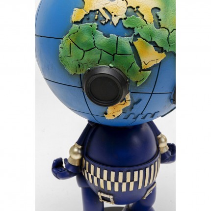 Table d'appoint robot monde bleu Kare Design