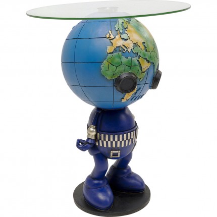 Side Table robot world blue Kare Design