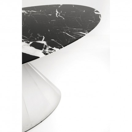 Table Mambo 200x100cm chromée Kare Design