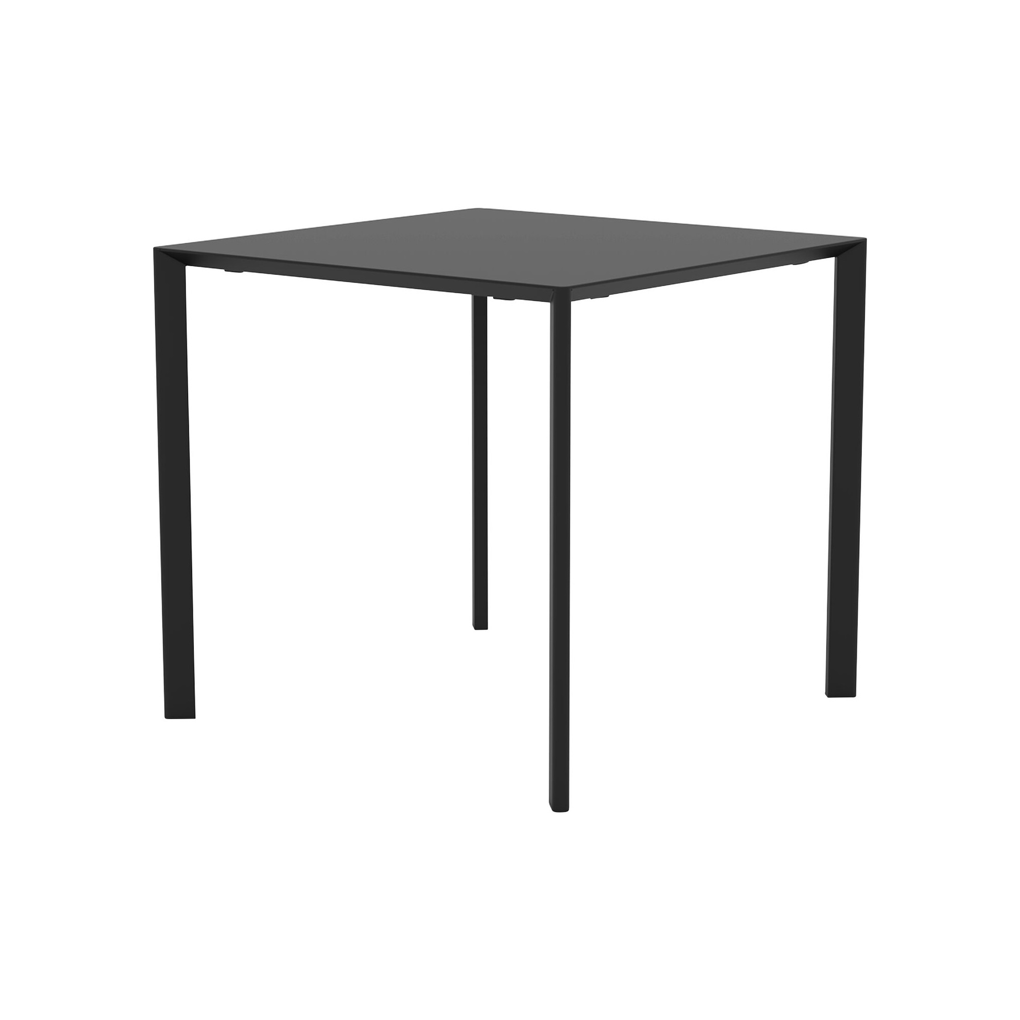 Table Twist noir 80x80cm