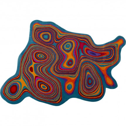 Carpet Circle Shape Power 240x170cm Kare Design