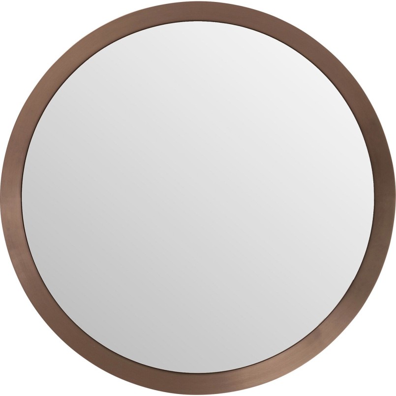 Miroir mural rond bords biseautés - Arezzo Coffee - Kare Design