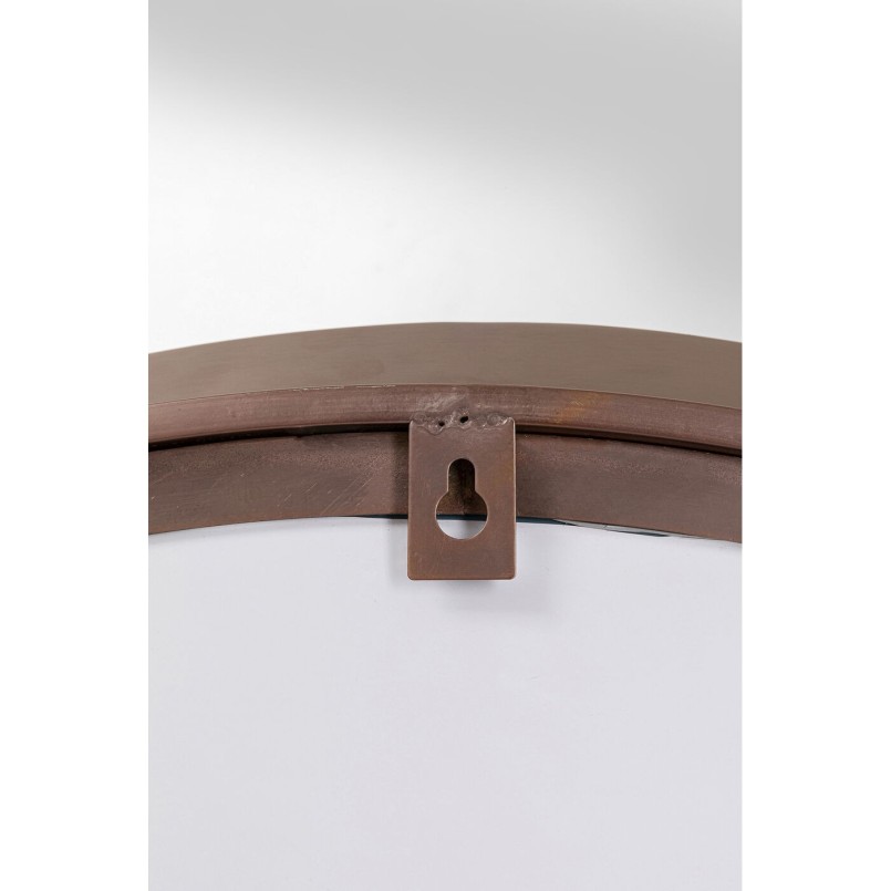 Round wall mirror with bevelled edges - Arezzo Coffee - Kare Design